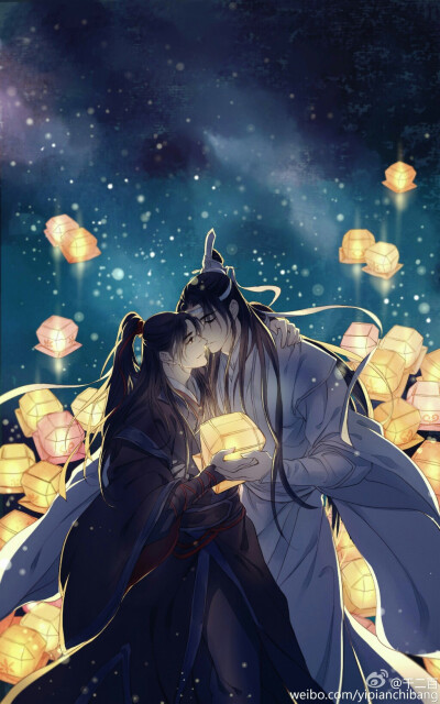 《魔道祖师》同人图,魏无羡(魏婴)蓝忘机(蓝湛)