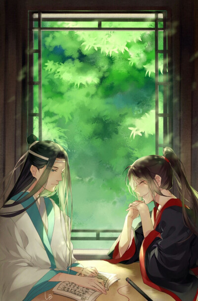 《魔道祖师》同人图,魏无羡(魏婴)蓝忘机(蓝湛)