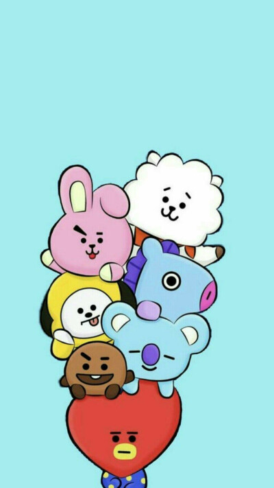 防弹少年团 bt21 壁纸