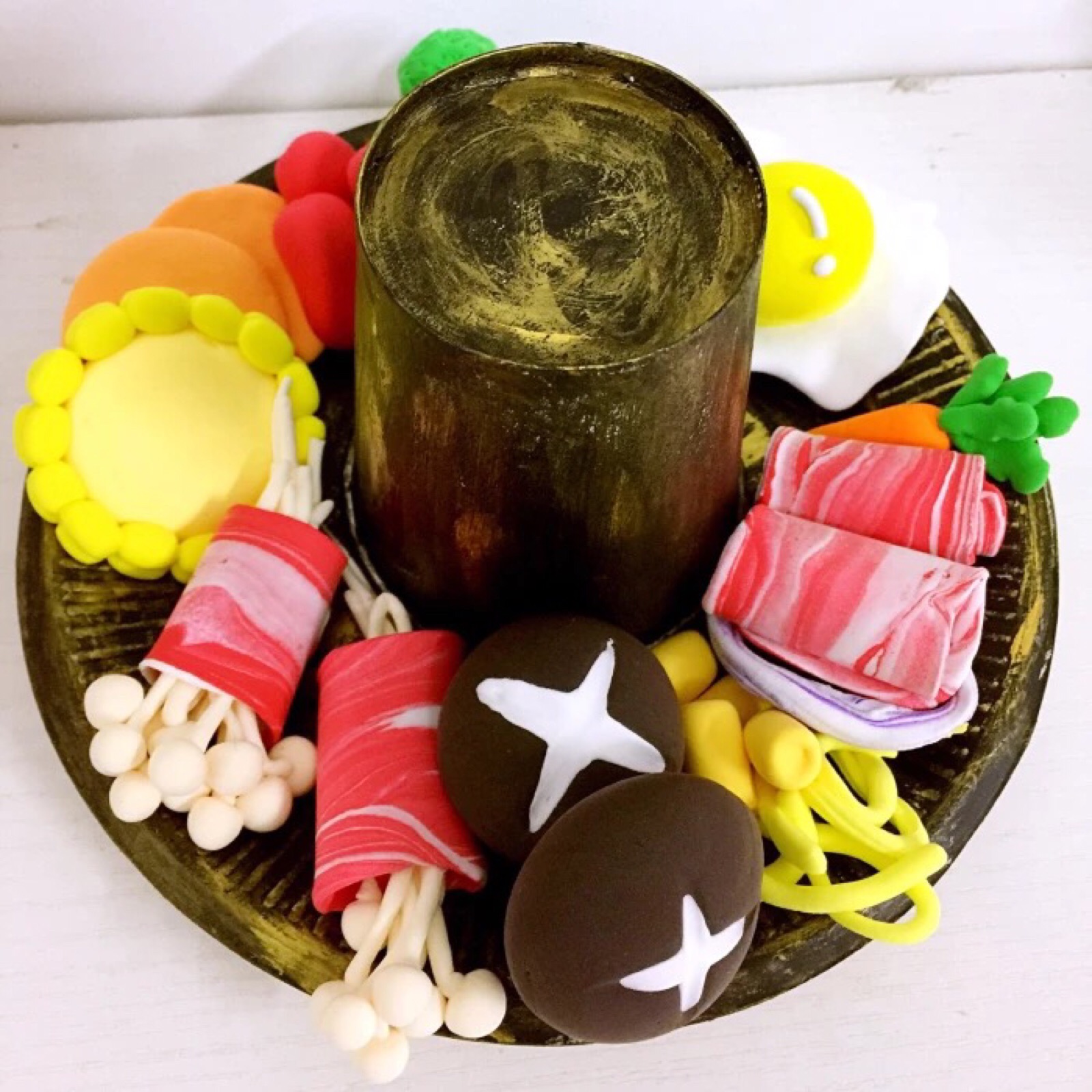 创意粘土 火锅粘土手工