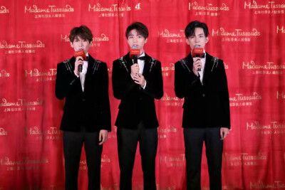 tfboys 王俊凯 王源 易烊千玺 五周年 蜡像馆