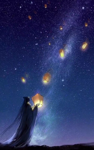 星空系列水彩画 堆糖,美图壁纸兴趣社区