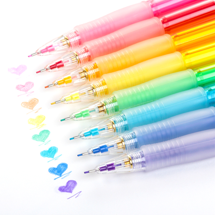 日本百乐PILOT可擦彩色铅笔0.7铅芯绘画速写漫画涂色填色自动彩铅- 高清 