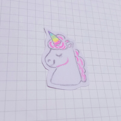 独角兽 阳光彩虹小白马 可爱头像