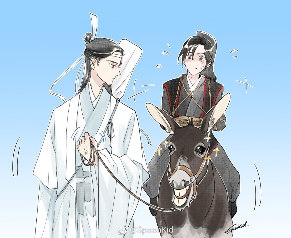 「墨香铜臭」魔道祖师天官赐福画师:@spoonkid 仅收藏,勿商用