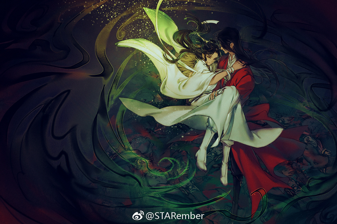 「墨香铜臭」魔道祖师天官赐福画师@st 堆糖,美图壁纸兴趣社区