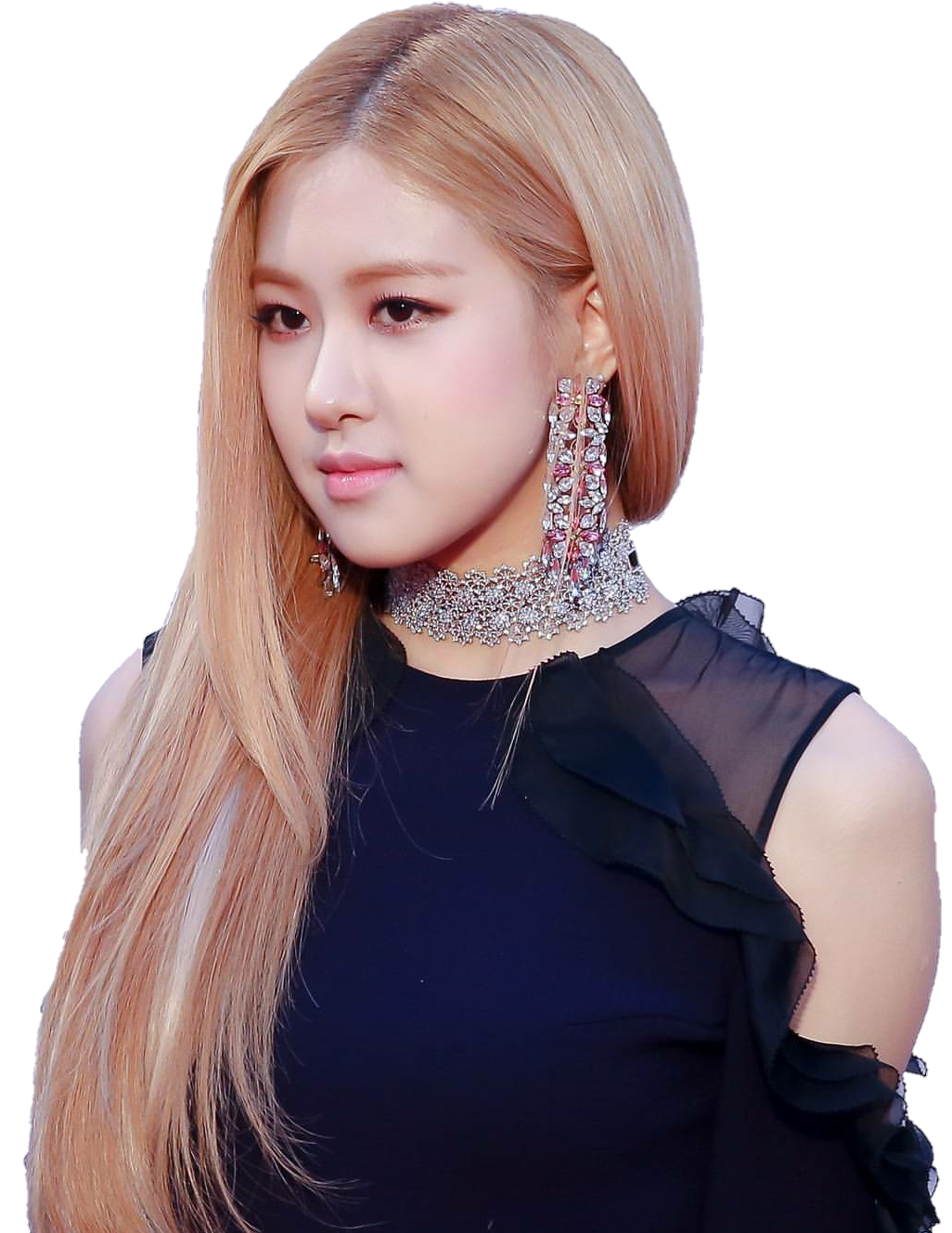 blackpink rosé 橙光素材 立绘