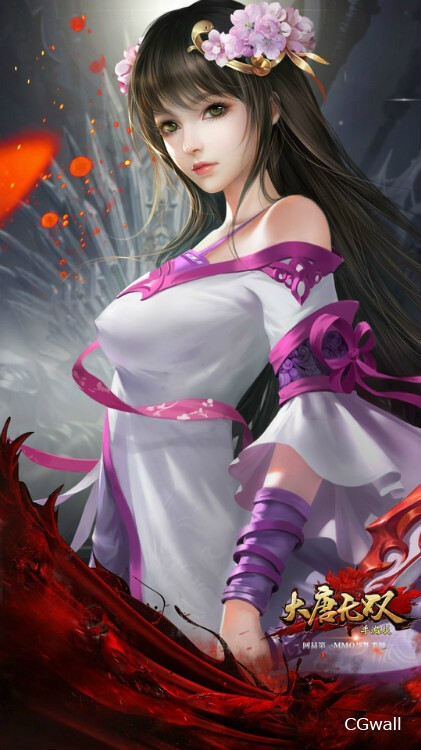 游戏美女图片