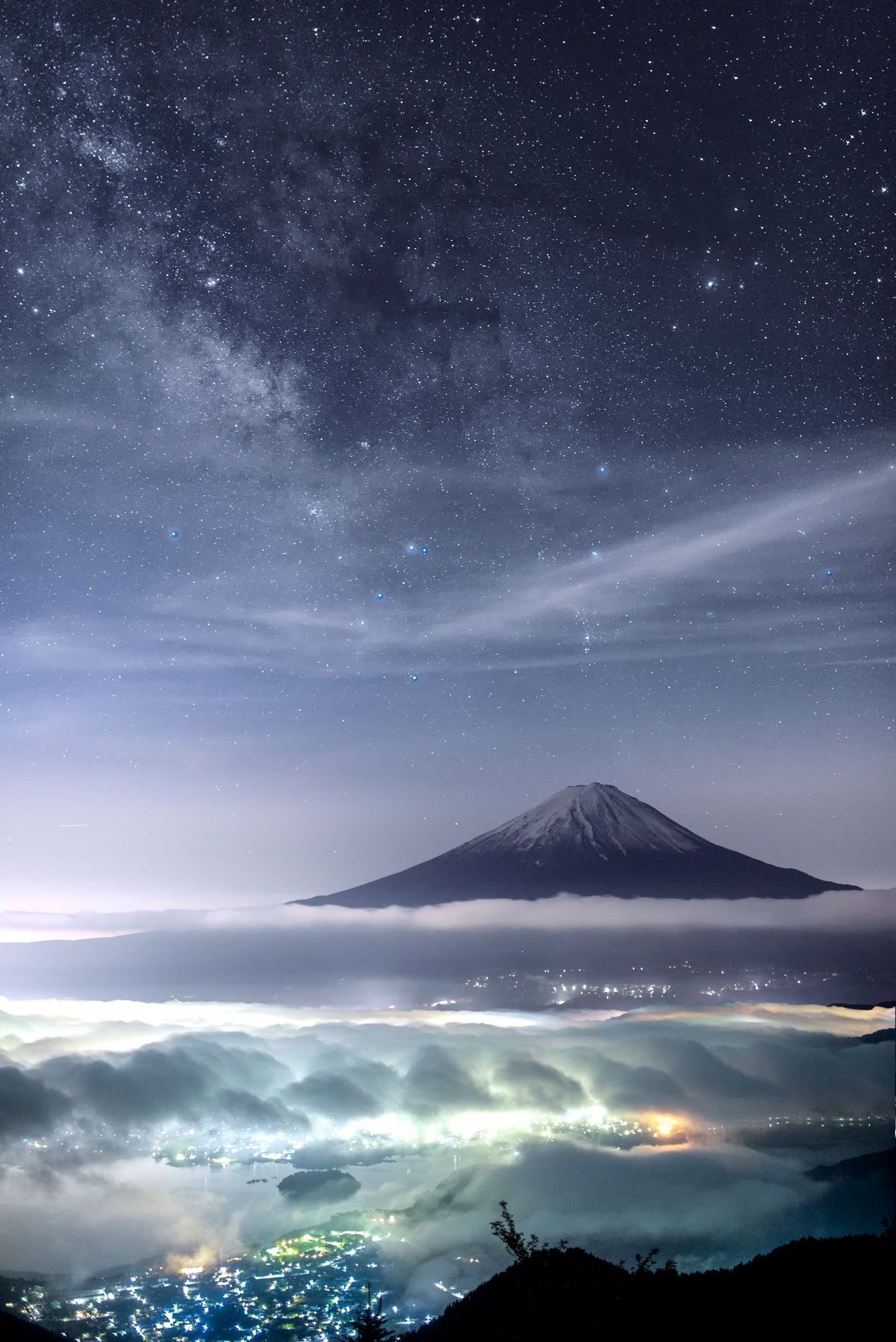 Kunihiko Ishii抓拍到的富士山完美一刻 天 堆糖 美图壁纸兴趣社区