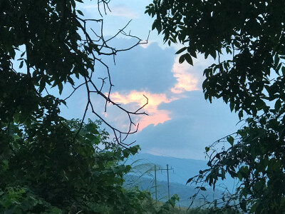日落晚霞