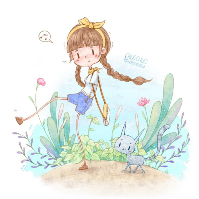 我和我的猫都很想你~可是我没有猫，也没有你