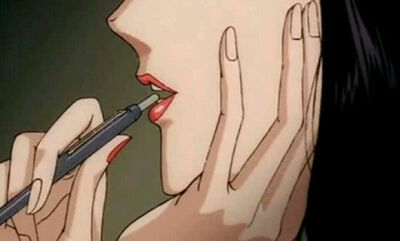 动漫半遮脸素材