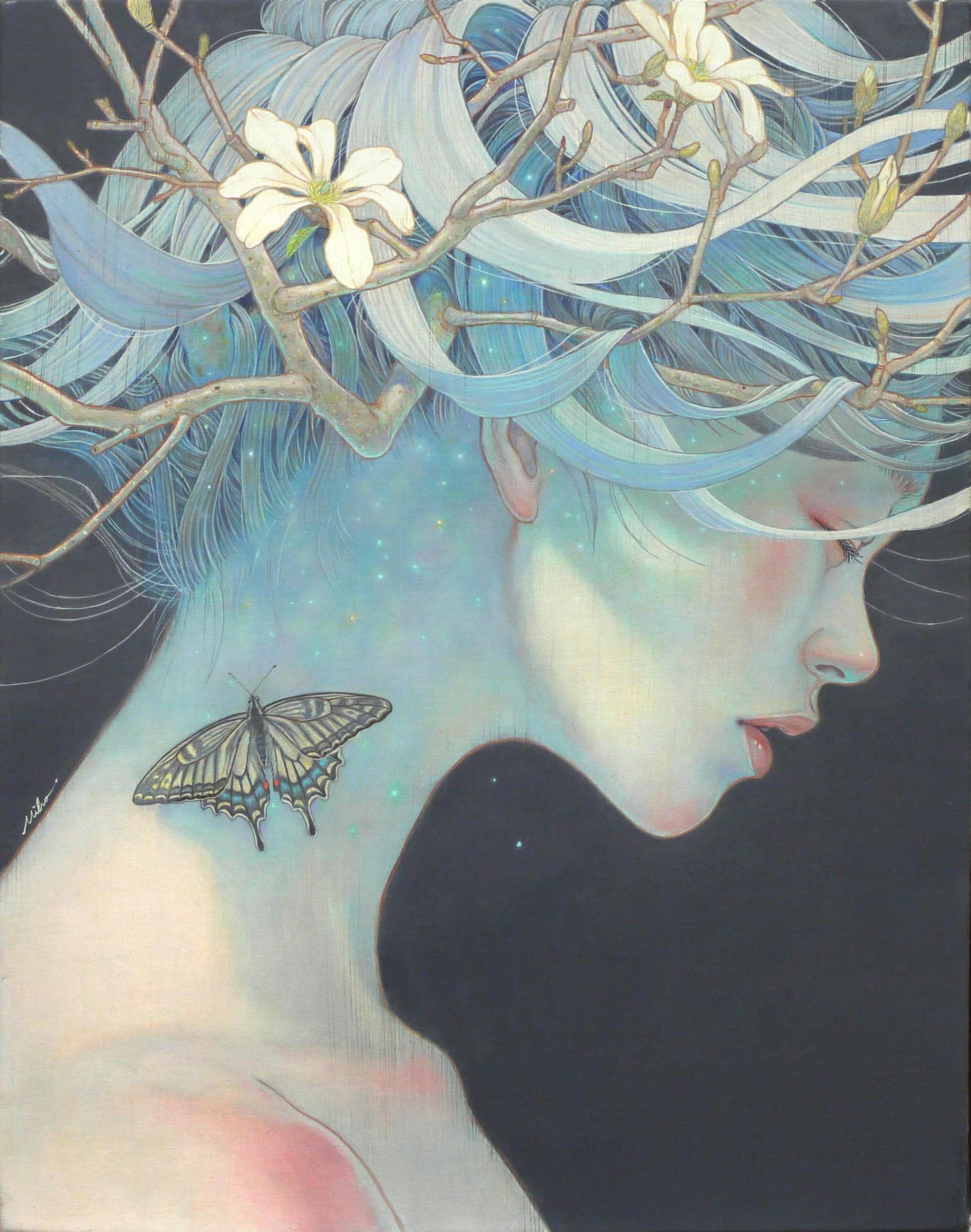 花鸟风月 画师:平野実穂(miho hirano)