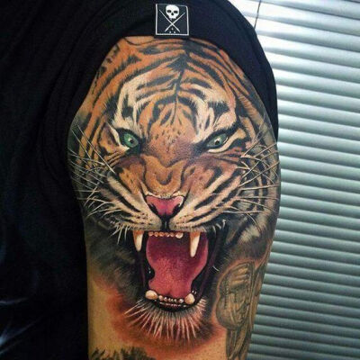 纹身图案大全-老虎tiger