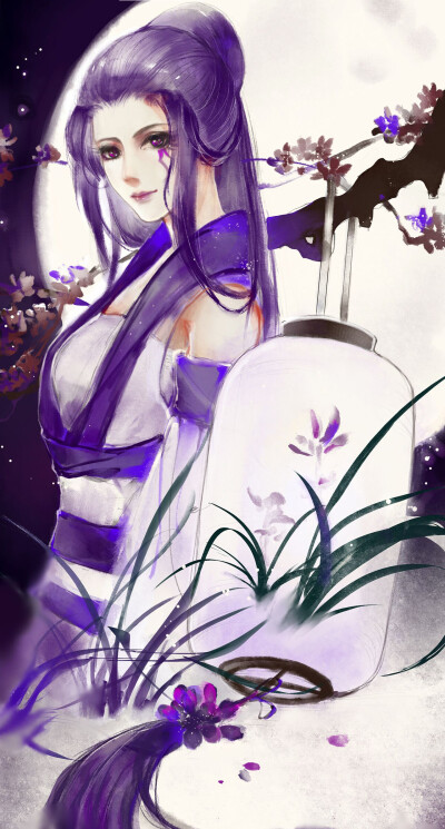 紫女 绘者:杂草瞳