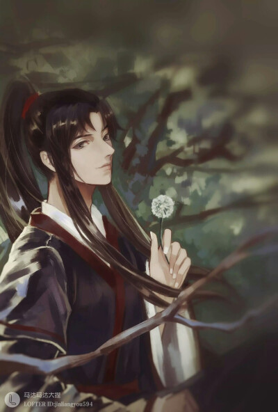 魔道祖师古风手绘