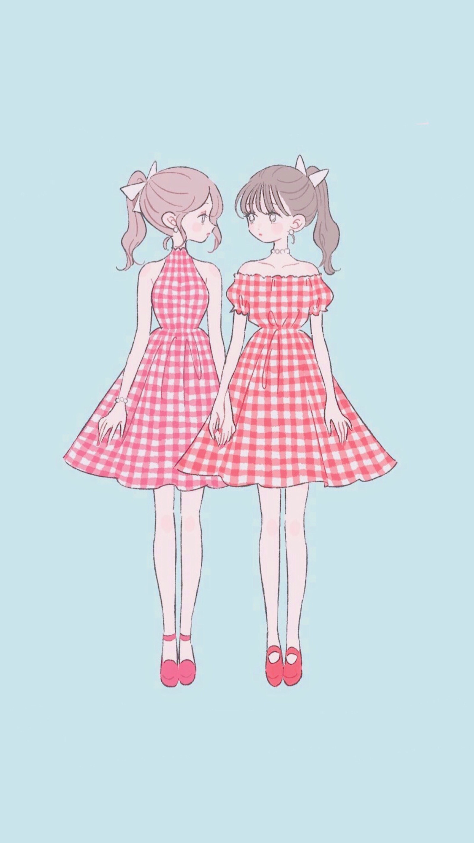 简单 清新 可爱 手绘 卡通 动漫 二次元 萌系 清新 插画 女孩 森系