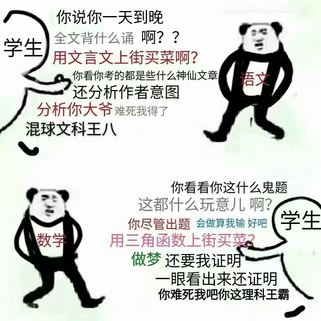 文理科表情包