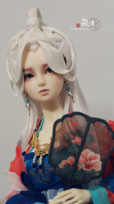 古风美人 sd娃娃 bjd 玩具 人偶 壁纸 萌物