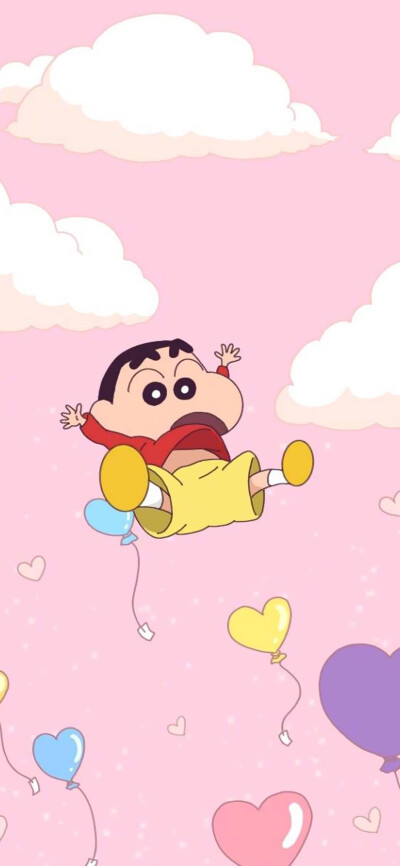 蜡笔小新和樱桃小丸子混图壁纸