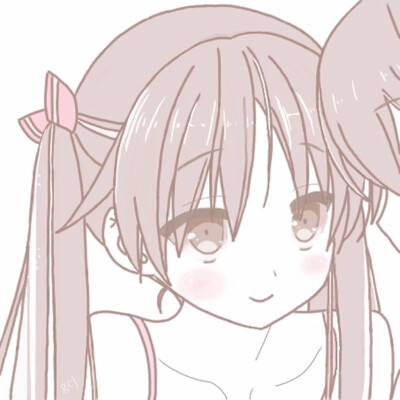 萌情侣头像