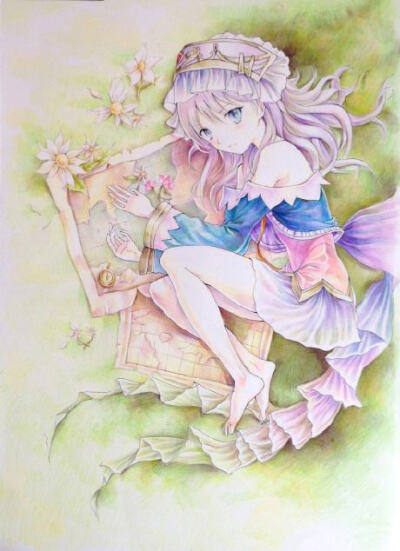 彩铅画