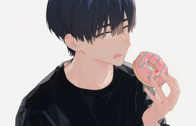 男生一组偷笑