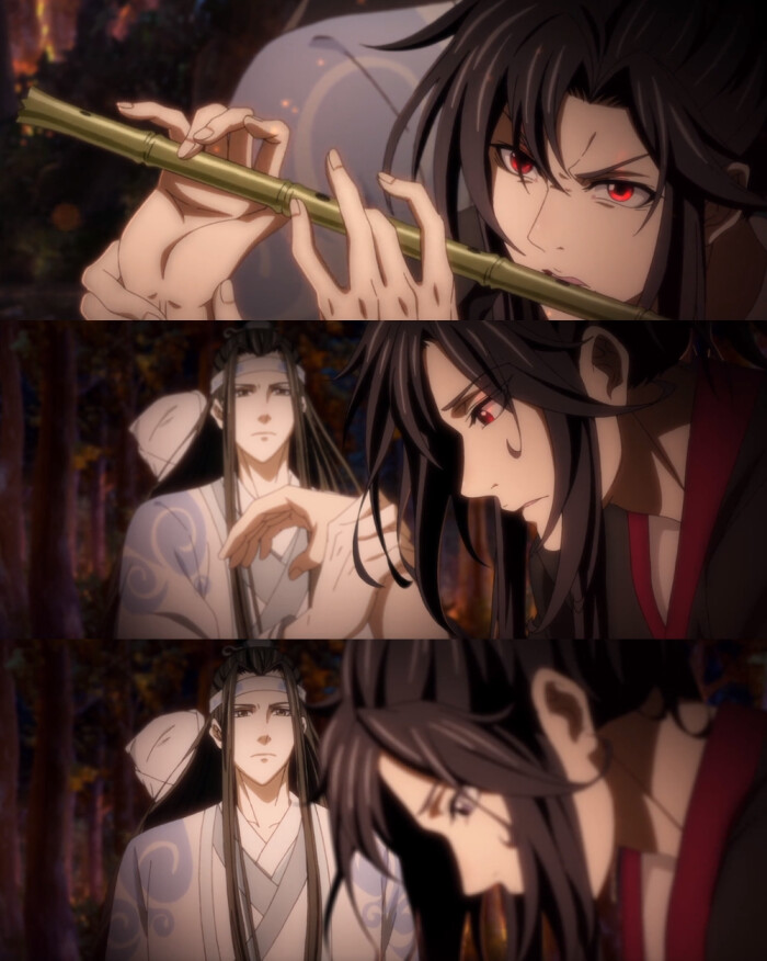 魔道祖师动漫截图 蓝忘机 魏无羡