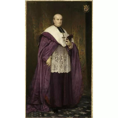 《鲁昂大主教》威廉·布格罗 william bouguereau (1825—1905) 19