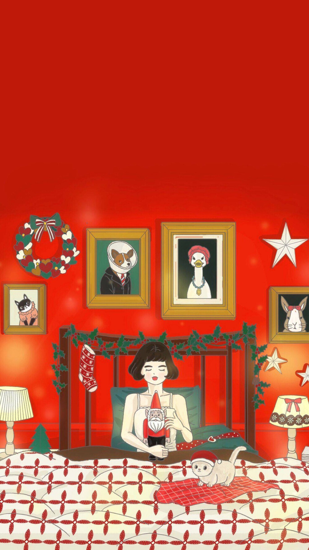 创意 欧美 复古 红色 设计汇高清原图 iphone无水印 壁纸图集如需找图