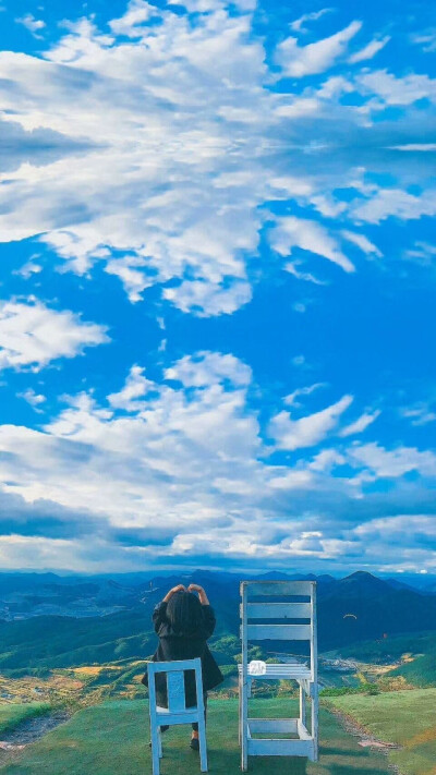 蓝色系壁纸