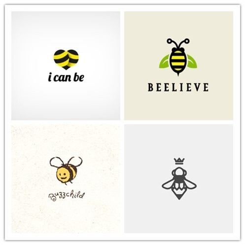 关于蜜蜂的logo设计~ #标志分享