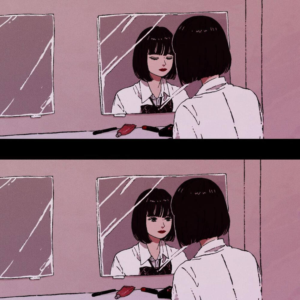 ins:rina1069 插画|画集|少女漫画|壁纸|图片