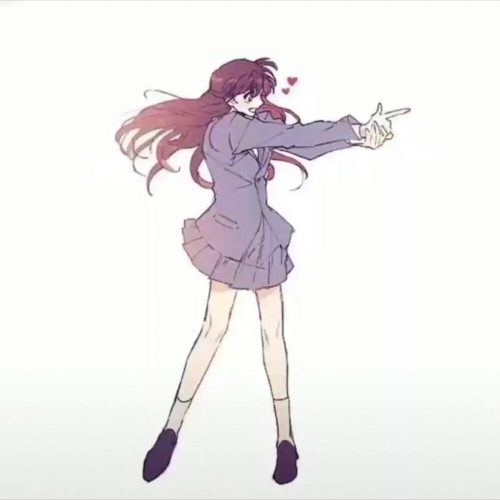 情侣头像 漫画 柯南 女