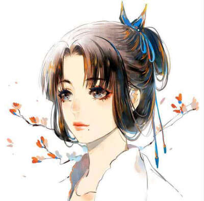 简约古风动漫少女