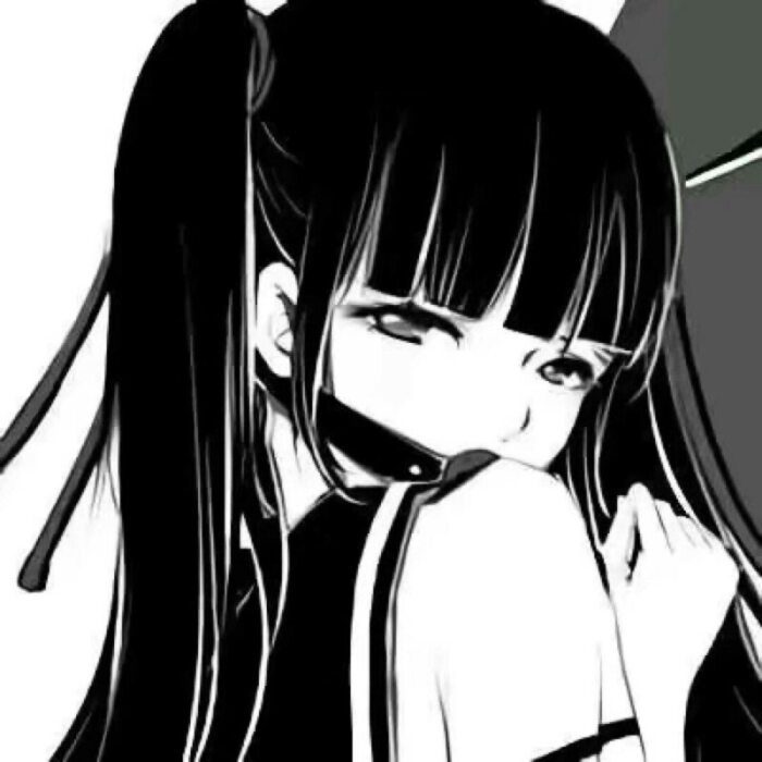 动漫◎女头◎黑白系