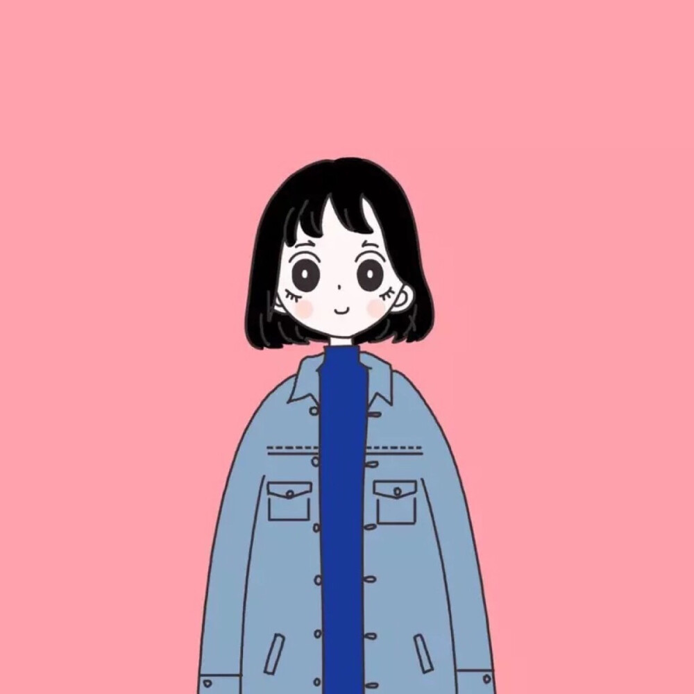 女生头像卡通头像可爱短发