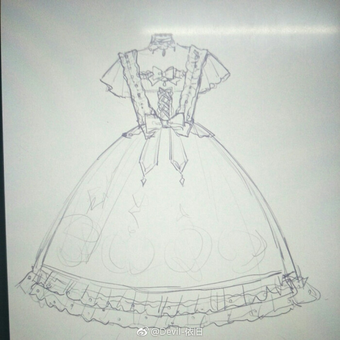 一个神仙小姐姐的草稿 小裙子