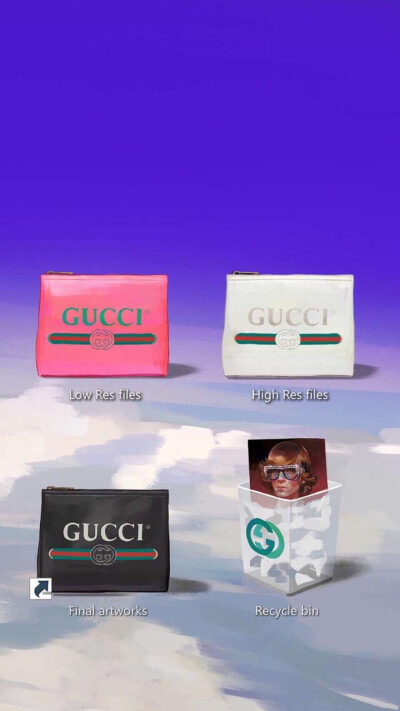 gucci标志的壁纸