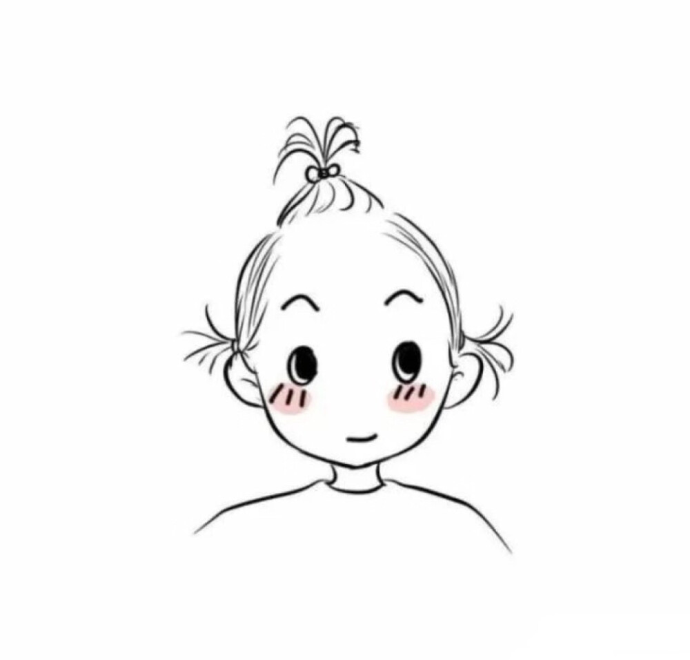 简笔头像小屋