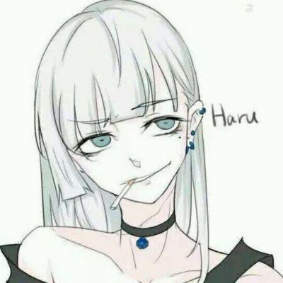 黑暗系女生头像