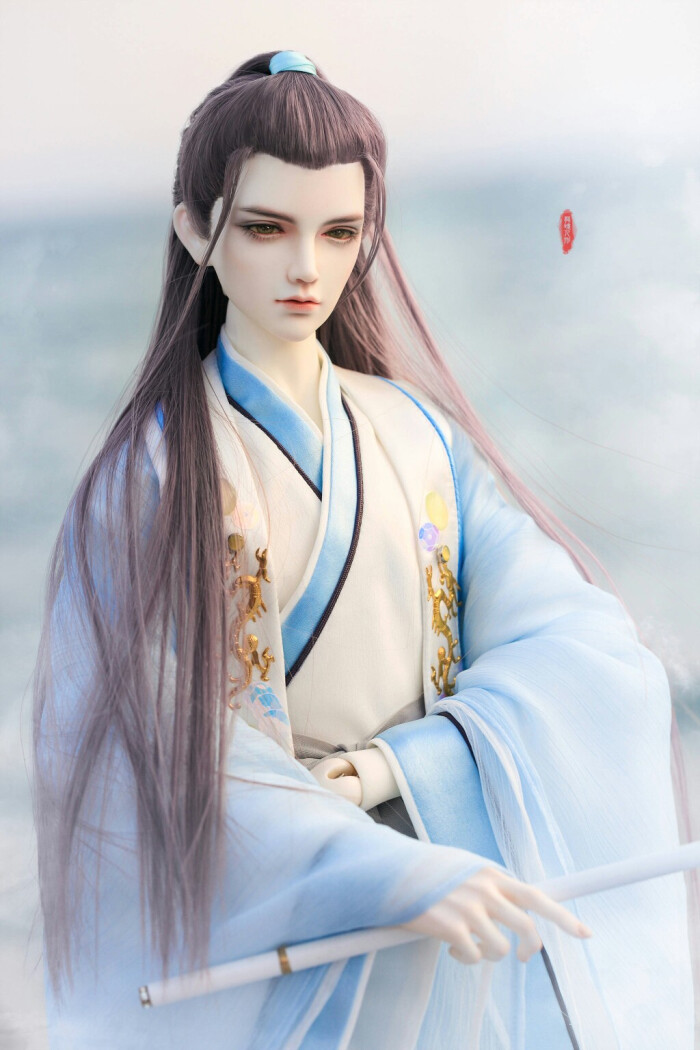 「白帝」古风美男 sd娃娃 bjd 玩具 人偶 壁纸 萌物