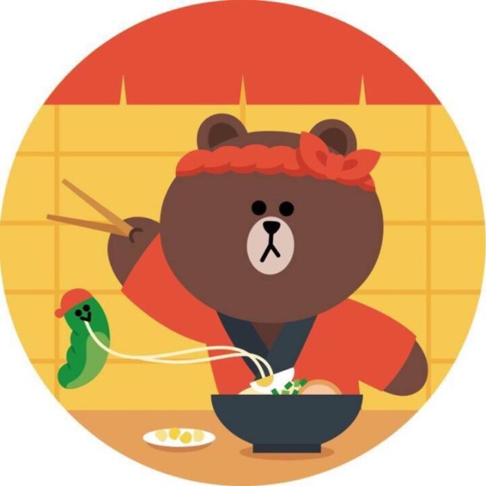 情侣头像,布朗熊 可妮兔