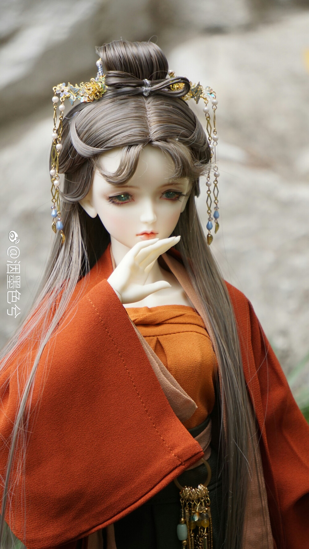 古风美人 sd娃娃 bjd 玩具 人偶 壁纸 萌物