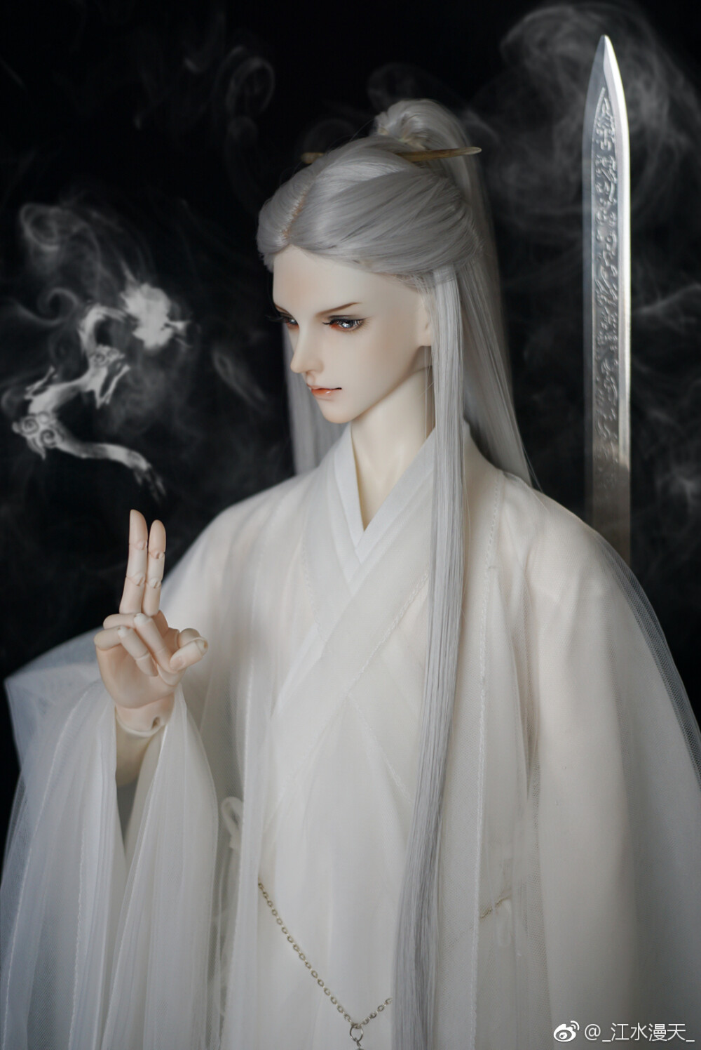 古风美男 sd娃娃 bjd 玩具 人偶 壁纸 萌物