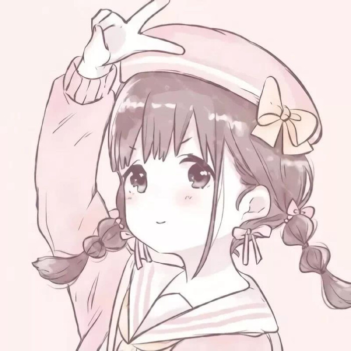 可爱呆萌动漫二次元女头