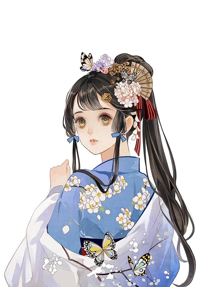 古风动漫女生头像 画师长乐nina