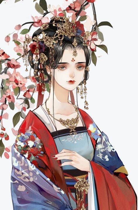 古风动漫女头 画师长乐nina