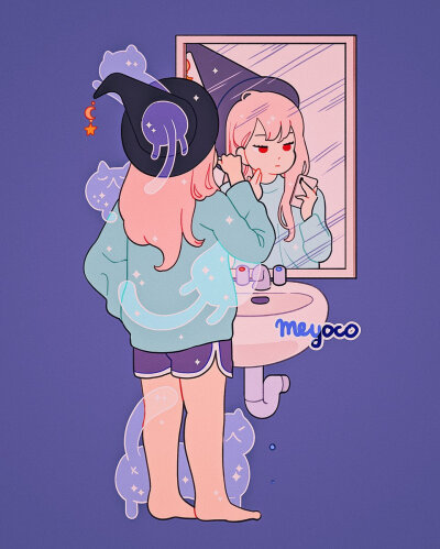 插画师meyoco