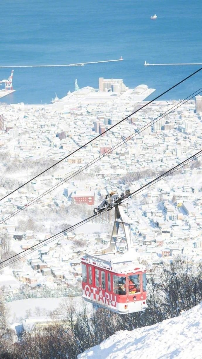 北海道的雪,好像来自二次元